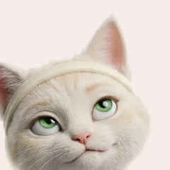 Lola, our mascot, rolling her eyes